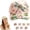 #F, variant on Bee and Bloom Hat for Women, Embroidered Garden Morning Hat, Adjustable Breathable Baseball Cap for Gardeners Women