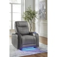 thumbnail image 2 of Signature Design by Ashley Schooner Rocks Gray Power Recliner, 2 of 19