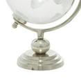 thumbnail image 6 of DecMode 9" Silver Globe with Tiered Base, 6 of 9