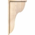 thumbnail image 3 of 5 1/2"W x 14"D x 26"H Carmel Smooth Corbel w/Backplate, Douglas Fir, 3 of 9