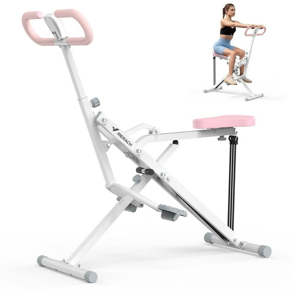 MERACH Máquina Entrenadora Ajustable Squat Assist, 3 Bandas de Tensión para Glúteos y Quads Fitness: Equipo de Gimnasio en Casa para Entrenamiento de Fuerza