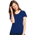 thumbnail image 1 of Hanes T-Shirt Col en V pour Femmes X-Temp, L, Marine, 1 of 2