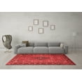 thumbnail image 3 of Ahgly Company Indoor Rectangle Medallion Red Traditional Area Rugs, 6' x 9', 3 of 4
