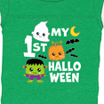 thumbnail image 4 of Inktastic My 1st Halloween with Ghost Monster and Pumpkin Boys or Girls Baby Bodysuit, 4 of 5