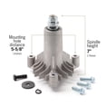 thumbnail image 5 of Terre Products, 2-Pack Lawn Mower Deck Spindle Assembly, Fits 36", 38", 42" Mower Decks, Compatible with Craftsman LT1000, LT2000, Replacement for AYP Husqvarna 532130794, Craftsman 130794, 5 of 6