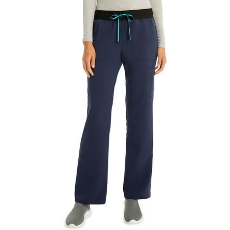 

Scrubstar Women s Flexible Stretch Knit Waist Drawstring Cargo Scrub Pant WD003