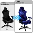 thumbnail image 5 of Uorisanigo Purple Galaxy Gaming Chair Cover with Armrest Covers Removable Racing Gaming Chair Protector with Elastic Edge Breathable Computer Chair Slipcovers for Office Dormitory, 5 of 8