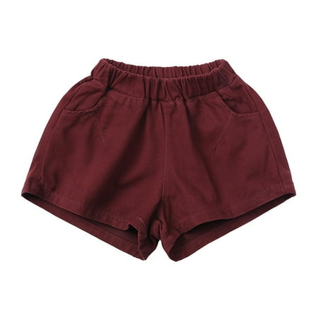 

Zlekejiko Toddler Kids Baby Boys Girls Jogger Shorts Summer Cotton Casual Solid Shorts Active With Pockets