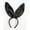 Black, variant on SATIN DLX BUNNY EARS-WHITE