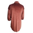 thumbnail image 5 of Honeeladyy Discount Womens Retro Velvet Button Down T Shirts Solid Color Blouse Tops Casual Long Sleeve Work Dresses Boyfriend Tunic Tops, 5 of 8
