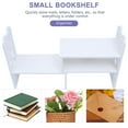 thumbnail image 2 of BRIGHTFUFU 1Pcs Small Book Shelf For Desktop White PVC Home Decoration For Kids, 2 of 8