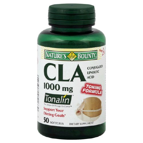 Natures Bounty Cla Conjugated Linoleic Acid 1000Mg Tonalin Softgels