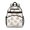 Corgi and Rose, variant on Saint Bernard and Roses White Pattern Backpack for School, Cute School Bag with Adjustable Shoulder Straps and Padded Back, 15.25"x11.5"x5.25"