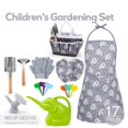 thumbnail image 3 of Kits de jardinería para niños,juego de herramientas de jardín para niños regadera pala rastrillo,Juego de herramientas de jardinería para niños Juguetes al aire libre con Cola Kits de jardinería para niños, 3 of 8