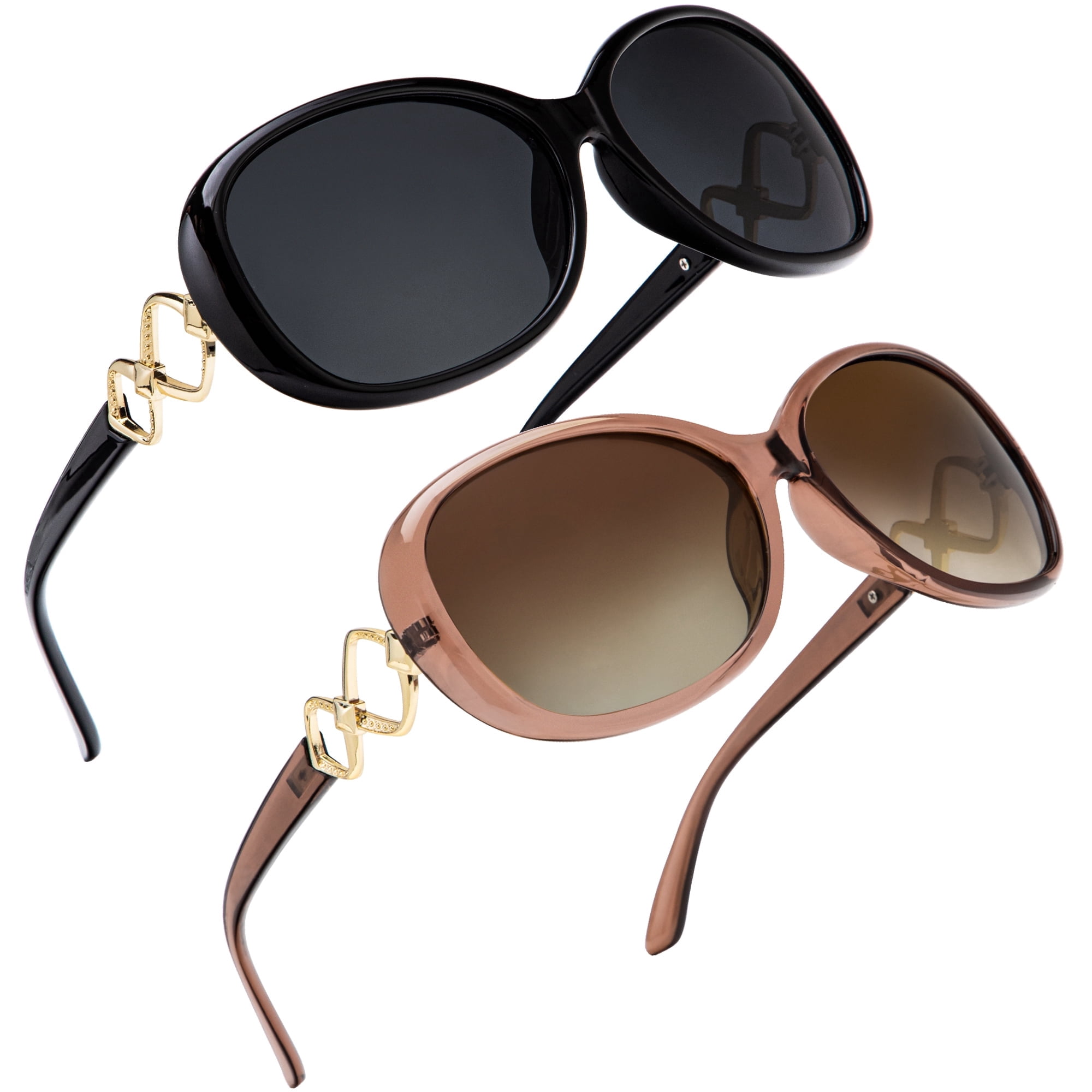 bebe Women's Rx'able Fashion Sunglasses, BBOS1004, Black, 55-17
