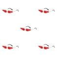 thumbnail image 1 of Gafas de Sol Sonducket Duraderas Sin Marco Impermeable Flame Fire Red, 1 of 6