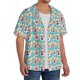 thumbnail image 2 of Fotbe Cute Corgi Head Camisa Estampada de Manga Corta para Hombre, Casual de Verano, Estilo Playero, Sin Arrugas-3X-Large, 2 of 5