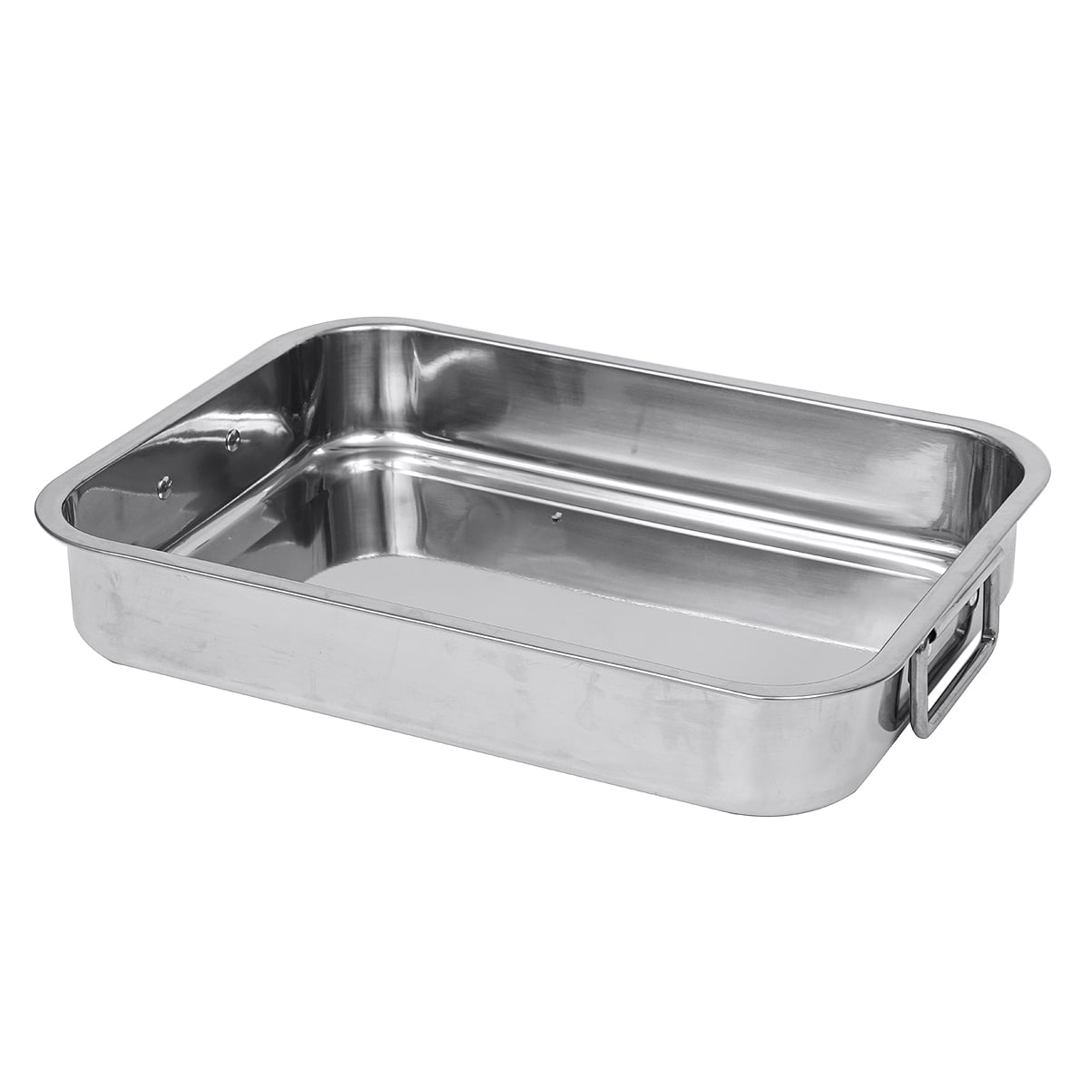 Stainless Steel Deep Roasting Lasagna Pan Roaster & Rack For Chicken