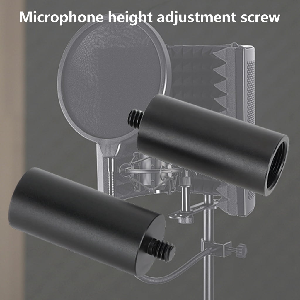 JROCHE 5/8inch Female to 1/4inch Male Conversion Screw for Tripod Microphone Stand