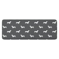 Dachshund Kitchen Rug Mat,Kitchen Runner Rugs Non Skid Washable,Decorative Kitchen Floor Mats for Kitchen,Sink,Laundry,17"x47.2"