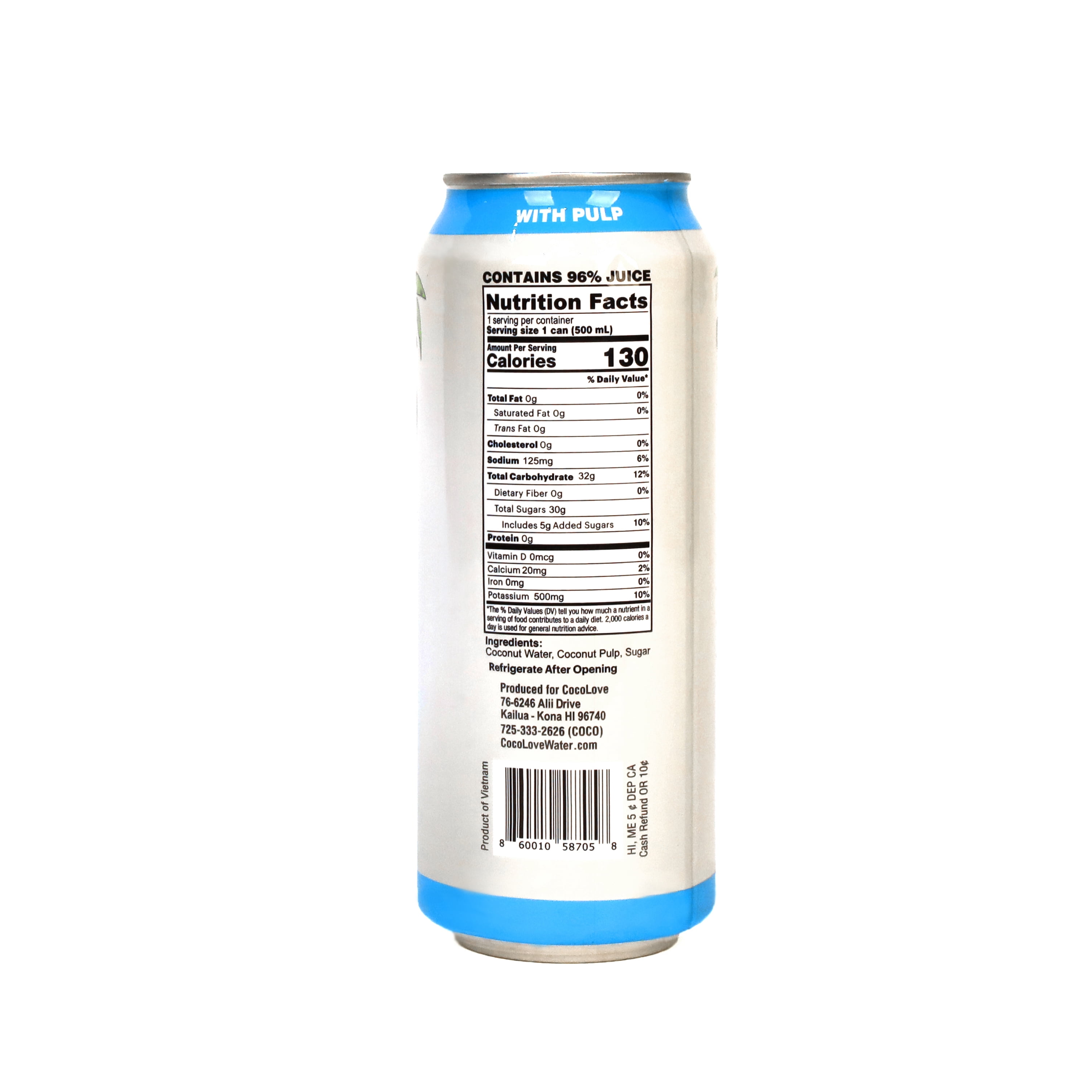 Coco Love Coconut Water with Pulp, 16.9 fl oz