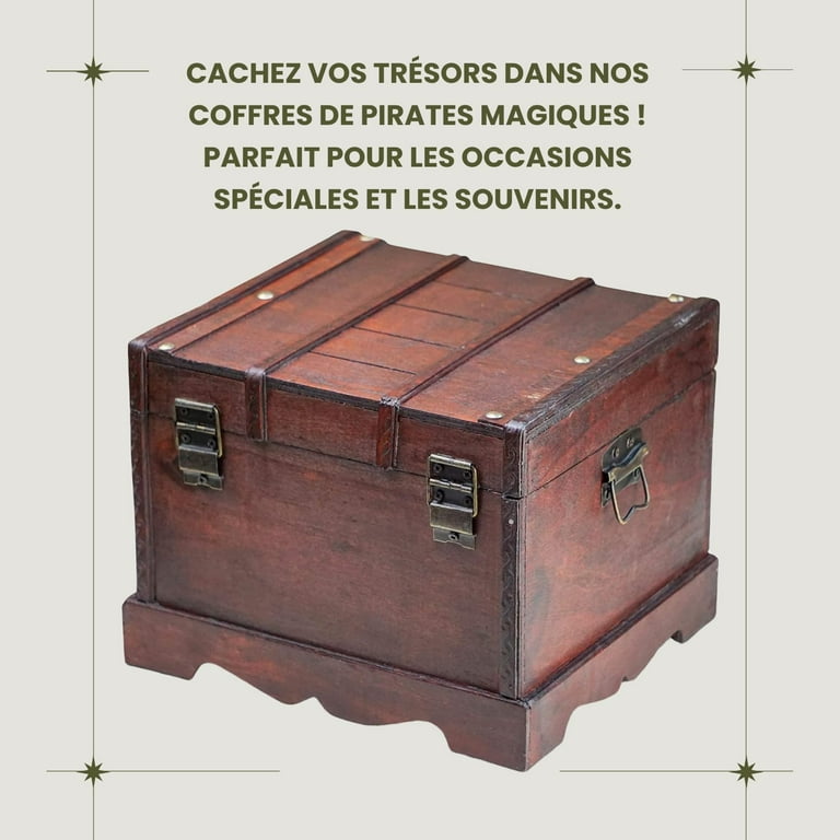 Brynnberg Vitec 9,4x8,3x7,1 Pirate Treasure Chest Storage
