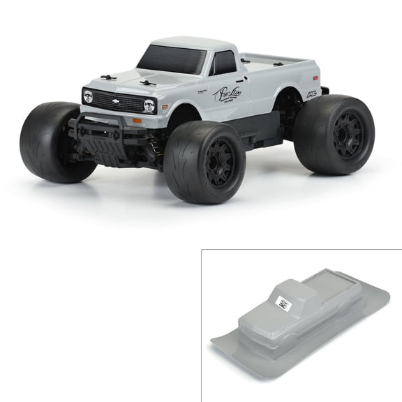 PRO325114 Pro-Line 1972 Chevy C-10 Tough-Color Gray Body: Stampede & Granite PRO