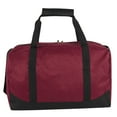 thumbnail image 6 of 24 Pack 30 Liter Capacity Unisex Duffel Bags with Handle and Luggage Shoulder Strap for Gym, Travel and Commuting in Red, 6 of 8