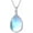 Style 1, variant on Soulmeet 925 Sterling Silver Small Dainty Drop/Pear Moonstone Simple Pendant Necklace for Women, Womens Jewelry, Birthday Anniversary, with 18+2inch