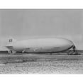 thumbnail image 2 of German Airship Hindenburg Moored At Lakehurst New Jersey. Ca. 1933-1937 History (24 x 18), 2 of 2