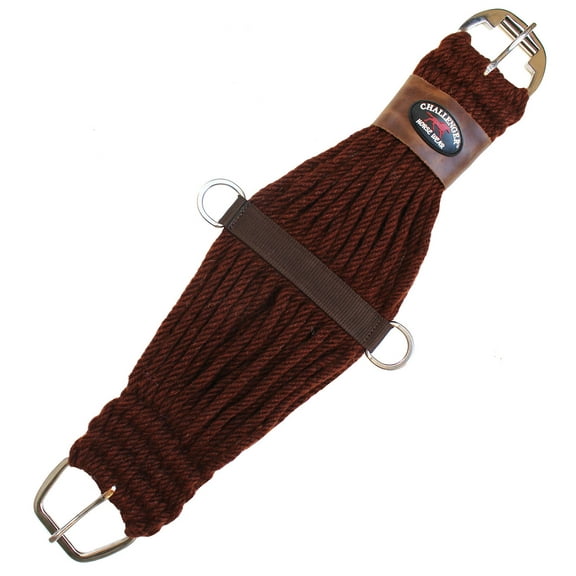 Horse 30" Western 27 Strand Double Weave Brown Mohair Roper Cinch 97RT07BR-30