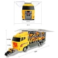 thumbnail image 4 of Joyfia 11 in 1 Die-cast Construction Truck Vehicle Car Toy Set Play Vehicles in Carrier Truck, Alloy Metal Car Model Excavator Dumper Bulldozer Road Roller for Kids Boys Girls, 4 of 6