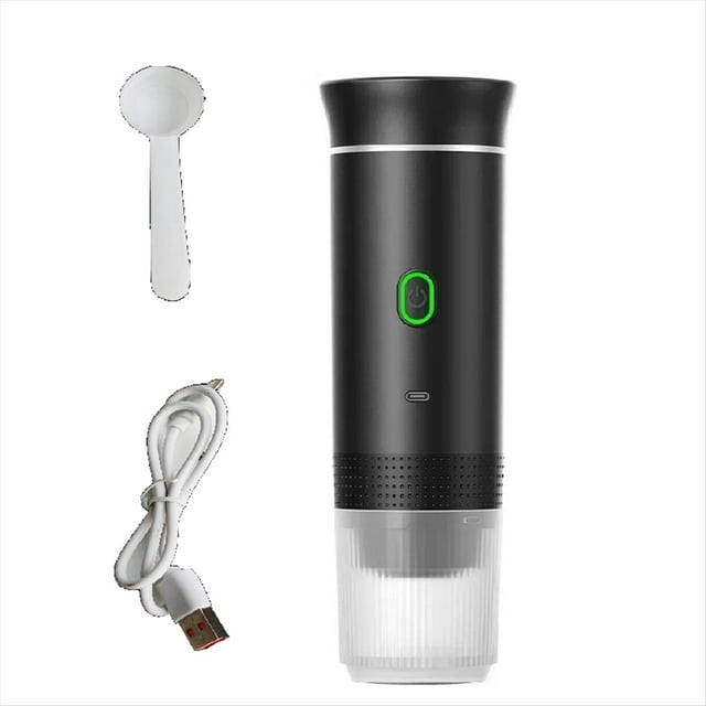 Cafetera Portátil Inalámbrica, Eléctrica, para Cápsulas, Café en Polvo, para Viajes y Camping.