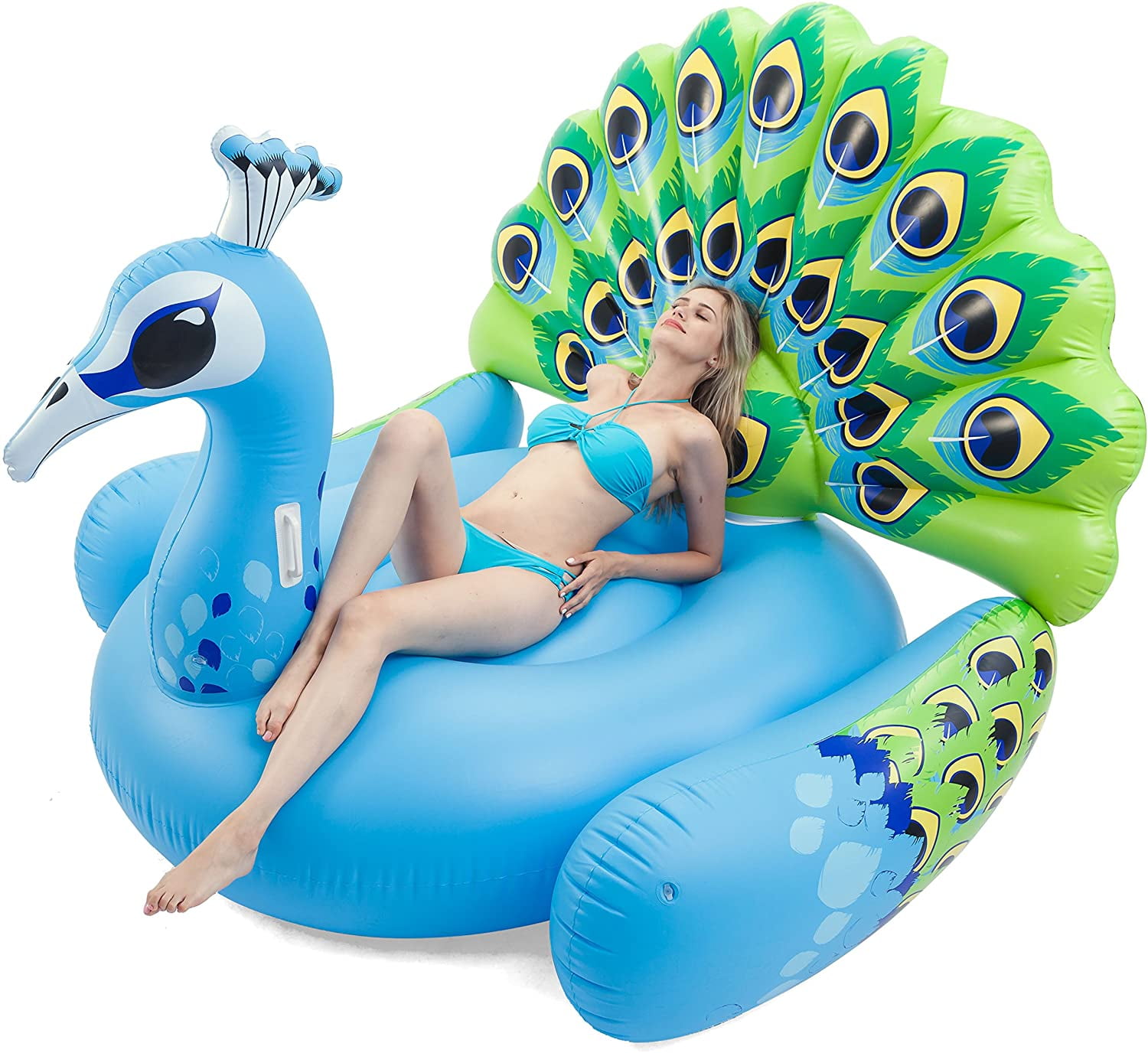 JoyX Giant Inflatable Peacock Pool 