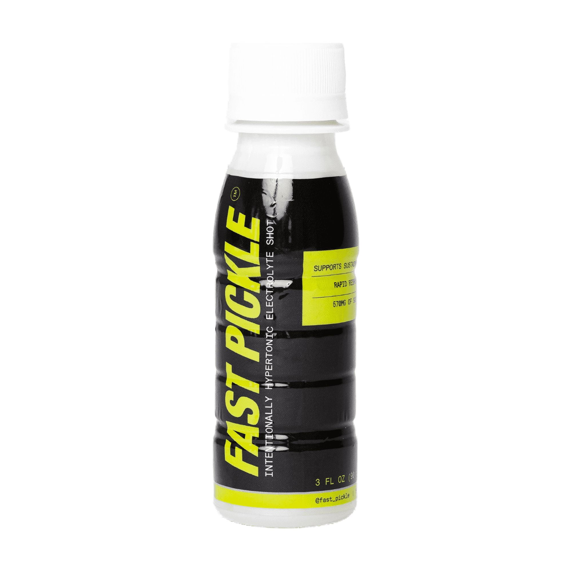 Fast Pickle Juice Pickle Shots For Leg Cramps Relief - Hydration & Electrolyte Support, No Sugar, Natural Ingredients - 3 Oz, 12 Pack