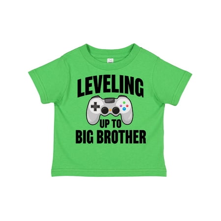 

Inktastic Leveling Up to Big Brother Gift Toddler Boy Girl T-Shirt