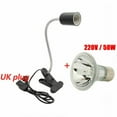 thumbnail image 1 of Practical Turtle Tortoise UV Basking Light Holder Lamp Clip Reptile Heating Light Bulb Temperature Controller BLACK 50W BULB, 1 of 8