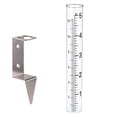 thumbnail image 4 of 5 inch Capacity Rain Gauge with Tube,2 in 1 Stainless Steel Holder, 4 of 5