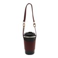 thumbnail image 2 of ZenCart Faux Leather Cup Cover Lanyard Portable Drink Holder Hot Cold Insulation Cup Cover Holder Traveling Cup Holder Beverage Tote Cruise Essentials, 2 of 8