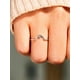 thumbnail image 2 of 1pc Minimalist Versatile S925 Sterling Silver Arched Semi-Circular Ring For Women's Birthdays Anniversaries Gift, 2 of 5