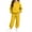 Yellow, variant on Eltusu Girls Outfit Sets Two Pieces, Sports Elastic Waist Long Sleeve Hoodies and Joggers Sets Light Blue Size 7-8 T