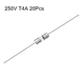 thumbnail image 3 of Uxcell Slow Blow Fuse Time Delay Axial Glass Fuse 3.6mm x 10mm 250V T4A 20pack, 3 of 5