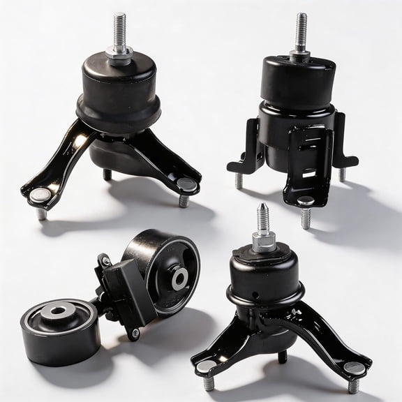 NURATIT Engine Motor Mount Compatible with 2004-2008 Solara 2.4L 2002-2006 Camry 2.4L Auto Transmission, Replace OE A4203 A4204 A4207 A4211, Set of 4