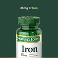 thumbnail image 3 of Nature's Bounty Iron 65 mg Tablets 100 Tablets (Pack of 6), 3 of 8