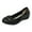 Black, variant on Lovskoo 2024 Women's Flats Shoes Soft Leather Diamond-Bow Penny Loafers Slip-On Shoes Black