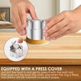 thumbnail image 3 of HLONK 10Pcs Stainless Steel Dessert Rings With Pusher Multifunctional Rust Resistant Cake Cutter Molds Heatproof Non Stick Cake Ring Molds for Baking Cooking, 3 of 10