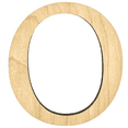 thumbnail image 1 of Krafty Supply 12" Tall Greek Wood Letter OMICRON | 1/4" Thick Birch Plywood | Greek Alphabet | Craft Alphabet Letters, 1 of 4