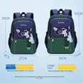 thumbnail image 4 of Mochila escolar para niños de primaria, tercer grado, cuarto grado, cinco grado, estudiantes de secundaria, mochila de gran capacidad para niños, 4 of 5