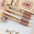 thumbnail image 4 of Cute Capybara Gel Pen 4PCS/Set Cartoon Gel Ink Pen 0.5MM Black Quick Dry Writing Pen Soft Touching Neutral Pen for Office, 4 of 7