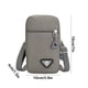 thumbnail image 3 of mfyjkho Bolso bandolera con correa ajustable, orificio para auriculares y múltiples bolsillos, tela Oxford, tamaño compacto (10 x 4 x 18 cm), ideal para viajes y actividades al aire libre. 1 unidad., 3 of 6